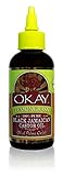 Okay Black Jamaican Castor Oil with Lemongrass, 4 Ounce