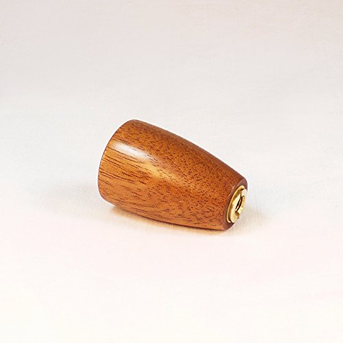 Lamp Finial, Mahogany, Dome Pattern 7