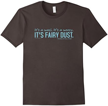 Mens Wolf of Wall Street Fairy Dust T-Shirt Large Asphalt