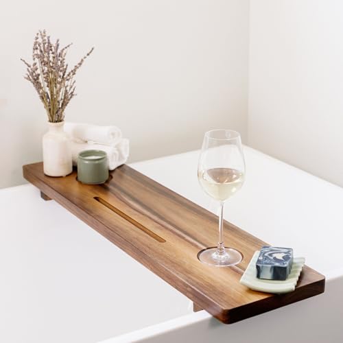 Premium Nature Shed Bathtub Tray for Freestanding Bath | Large & Thick
