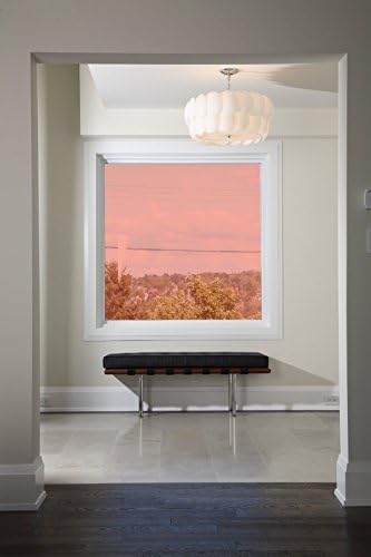 Active Optic Transparent Decorative Coloured Stained Glass Window Film A Self Adhesive - Translucent Colourful Optically Clear Tint Sticky Back Vinyl - Orange 70-2mx76cm (30")