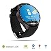 Smartlife 3G WIFI Smartwatch Phone Bluetooth Smart Watch Android 5.1 SIM Card with GPS 2M Camera,Heart Rate, Google map, Google Play, Anti-Lost (Black)
