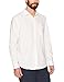 Amazon Essentials Men's Regular-Fit Long-Sleeve Linen Shirt, White, Medium