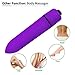Waterproof 10 Speed Mini Point Body Massager - Trigger Point Electric Massagers - Neck Shoulder & Foot Massagers - Muscle Self Massage Tools - G-spot Massager Sex Toy for Women (Purple)