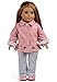 sweet dolly 5PC Doll Clothes Fits 18 Inch American Girl Doll (Warm Winter)
