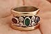 Special Design Turkish Handcrafted Jewelry Oval Cut Sapphire Ruby Emerald Topaz 925 Sterling Silver Band Ring Size 5.5