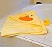 Hooded Bath Towel and Rubber Ducky Set, Newborn Baby To Toddlers, Super Size