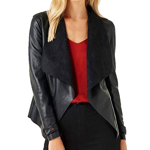 Londony ♥‿♥ Clearance Sales,Women's Fashion Vintage Biker Motorcycle Jacket Faux Leather Zipper Overcoat Outwear - Thumbnail 6