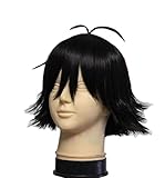 Xcoser Ash Katchum Wig Pokemon Cosplay Costume Black Short Straight Hair Accessories