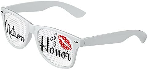 LogoLenses Wedding Matron of Honor Classic Sunglasses White