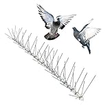 Bird-X Stainless Steel Bird Spikes, Covers 100 feet