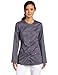 Dickies Scrubs Women's Gen Flex Junior Fit Contrast Warm Up, Pewter, X-Large