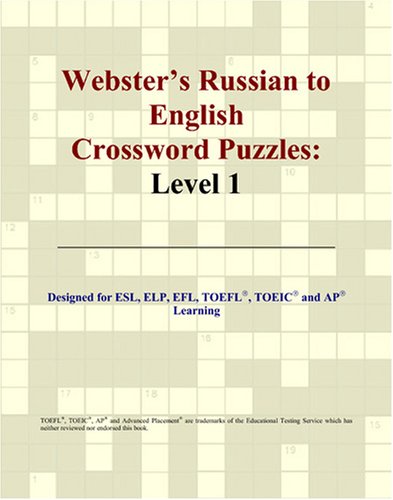Webster's Russian to English Crossword Puzzles: Level 1