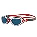 Zoggs Predator Flex Polarized Goggles (Red White)