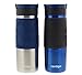 Contigo Autoseal Transit Stainless Steel Travel Mug with Grip, 16oz - Stainless Steel Monaco & Monaco Blue