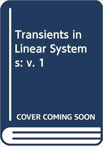 Transients In Linear Systems V 1 Amazon Co Uk Murray F