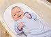 Lullaby Baby Foldable Memory Foam Infant Newborn Acid Reflux Wedge Bassinet CPSC Lab Approved Waterproof Universal Size 12 Degree Incline Sleeper with Bonus Washable Cover