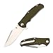 Kizer Cutlery Folding Pocket Knives Flipper Green G10 Handles Tactical EDC Knife,Kizer Ray Laconico Intrepid V4468A2