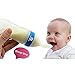3 Ounce Feeding Bottle, Homure Silicone Squeeze Baby Food Dispensing Spoon for Infant Newborn Toddler Food Supplement, Blue