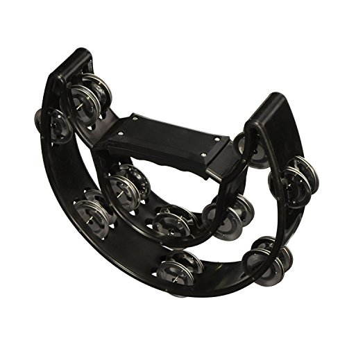 Autumn Water Compact Double Half Moon Music Tambourine Percussion Tamborine Drum Durable