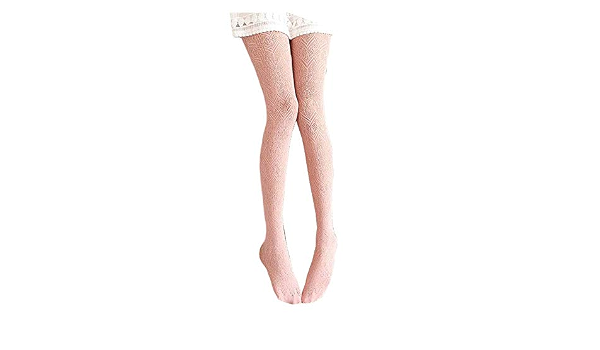 Stockings Tights Floral Lace Patterned 