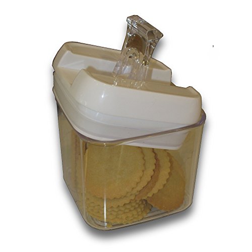 Airtight Food Storage Containers 5 Piece Set Lever Lock Lid BPA Free Food Safe Durable Decorative Multi Size Stackable Easy Open Dishwasher Safe