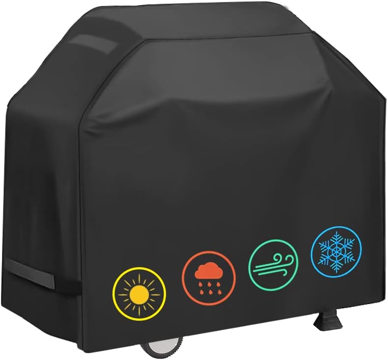 YOTOM 58 Inch Grill Cover Waterproof Rip-Proof Anti-UV for Weber Char-Broil