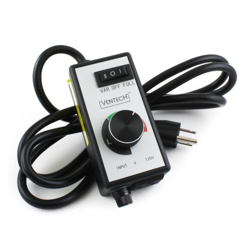 VenTech VTSPEED Variable Dial Router Fan Speed Controller for Duct and Inline Fans