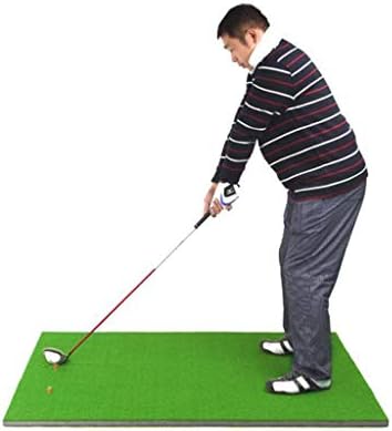 Golf Mats Golf practice mat Practice Golf Putter Golf Driver Indoor And Outdoor Swing Exerciser (Color : Green, Size : 100cm*150cm*0.4cm)