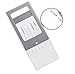 Luggage Tags, WeBravery Suitcase Labels Business Card Holder Travel Bag ID Metal Luggage Tag (2Pack-Silver)