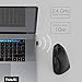 HAVIT Ergonomic Wireless Mouse 2.4GHz Optical Vertical Mouse with 3 Adjustable DPI 800/1200/ 1600, 6 Buttons (Black)
