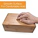 Wooden-Life Bamboo Yoga Block (1 PC), Bamboo Handstand Block,Support Brick to Deepen Poses, Improve Strength and Aid Balance and Flexibility, Non-Toxic, Odorless, and Water-Resistant