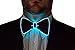 NEON NIGHTLIFE Light Up Bow Tie, Aqua Men's Glow in the Dark LED Tie