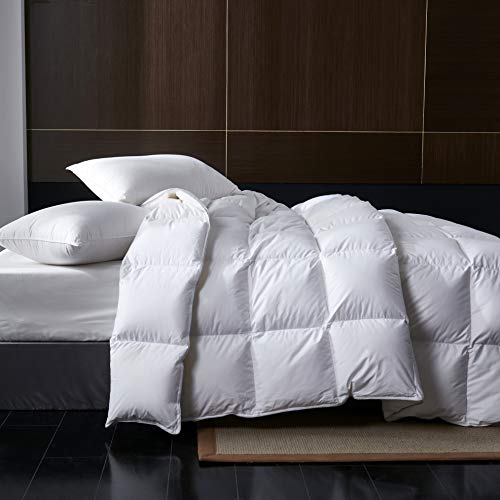 Drtoor Winter White King Goose Down Comforter Siberian Feather Duvet