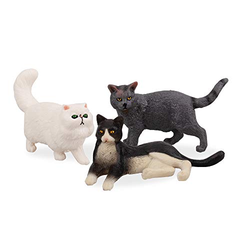 small plastic cat figures