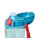 Skip Hop Zoo Lock-Top Sports Bottle, Owl, Blue