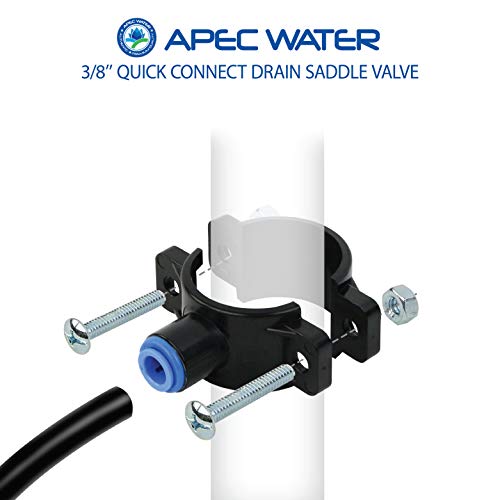 APEC Water SADDLEDRAIN38 Drain Saddle Valve 3/8" for Undersink