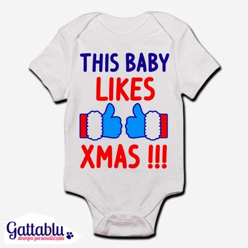Idee Regalo Natale Prezzi Bassi.Body Bimbo A Neonato A Bebe This Baby Loves Xmas Idea Regalo Per Natale Amazon It Handmade