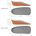 Height Increase Insoles, Arch Support Heel Lifts 2cm Taller Insole Invisible Elevated Shoe Inserts for Men and Women, L