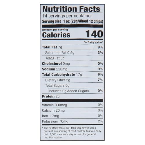 GARDEN OF EATIN’ ORGANIC RED HOT BLUES BLUE CORN TORTILLA CHIP 14 OZ