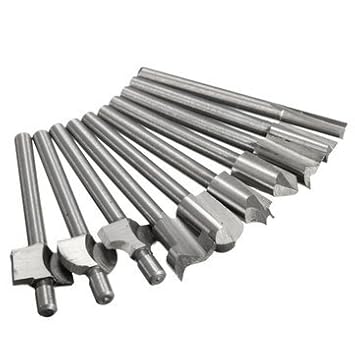 Generic 10Pcs 1/8 Inch Shank Router Bit Woodworking Tool