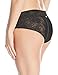 Calvin Klein Women's Bare Lace Hipster Panty, Black, Medium