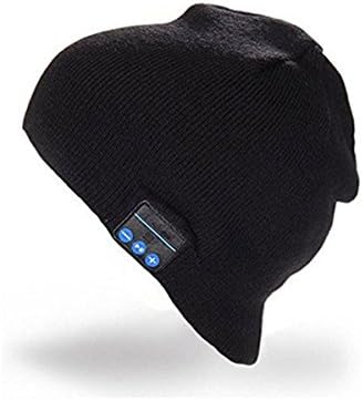 CALIONLTD Bluetooth Hat, Bluetooth beanie, Cap Wireless Bluetooth Headset Hat Christmas Gifts Black