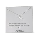 My Very Best Tiny Cute Dinosaur T- Rex Necklace, Sweet Gift Necklace (silver plated brass)