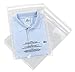 Spartan Industrial || 100 Count - 12" X 18" Self Seal Clear Poly Bags with Suffocation Warning for Packaging, Clothes & FBA (More Sizes Available) - Permanent Adhesive primary