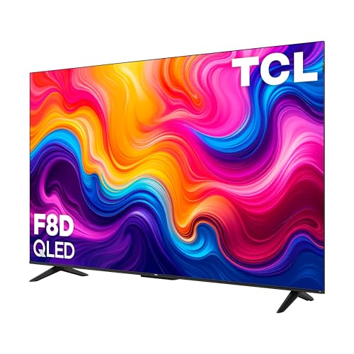 TCL 55 Inch F8D Series 4K QLED with Dolby Vision HDR & Atmos Smart TV with Fire TV, Alexa+, 120Hz Refresh Rate, Game Accelerator 240, High Brightness LED Backlight, Voice Remote