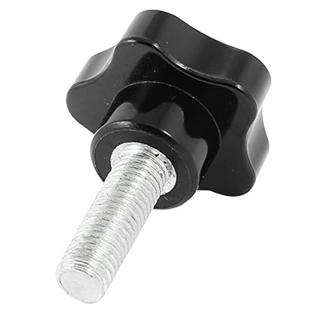 SODIAL(R) Feststellschraube, M10 x 30 mm, Sterngriff, 40 mm Durchmesser Metall