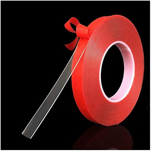 10Pcs Red Transparent Silicone Double Sided Tape Sticker for Car High Strength No Traces Adhesive Sticker Living Goods