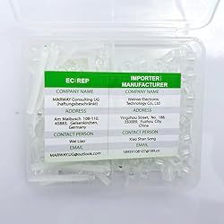 Pzsmocn 100 Pieces/50 Sets M3*25 mm PC Transparent