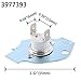 3387134 Cycling Thermostat 3977767 Dryer Thermostat 3977393 Thermal Fuse 3392519 Dryer Thermal Fuse Kit Exact Fit for Whirlpool & Kenmore Dryers, Figure 6 for More Models
